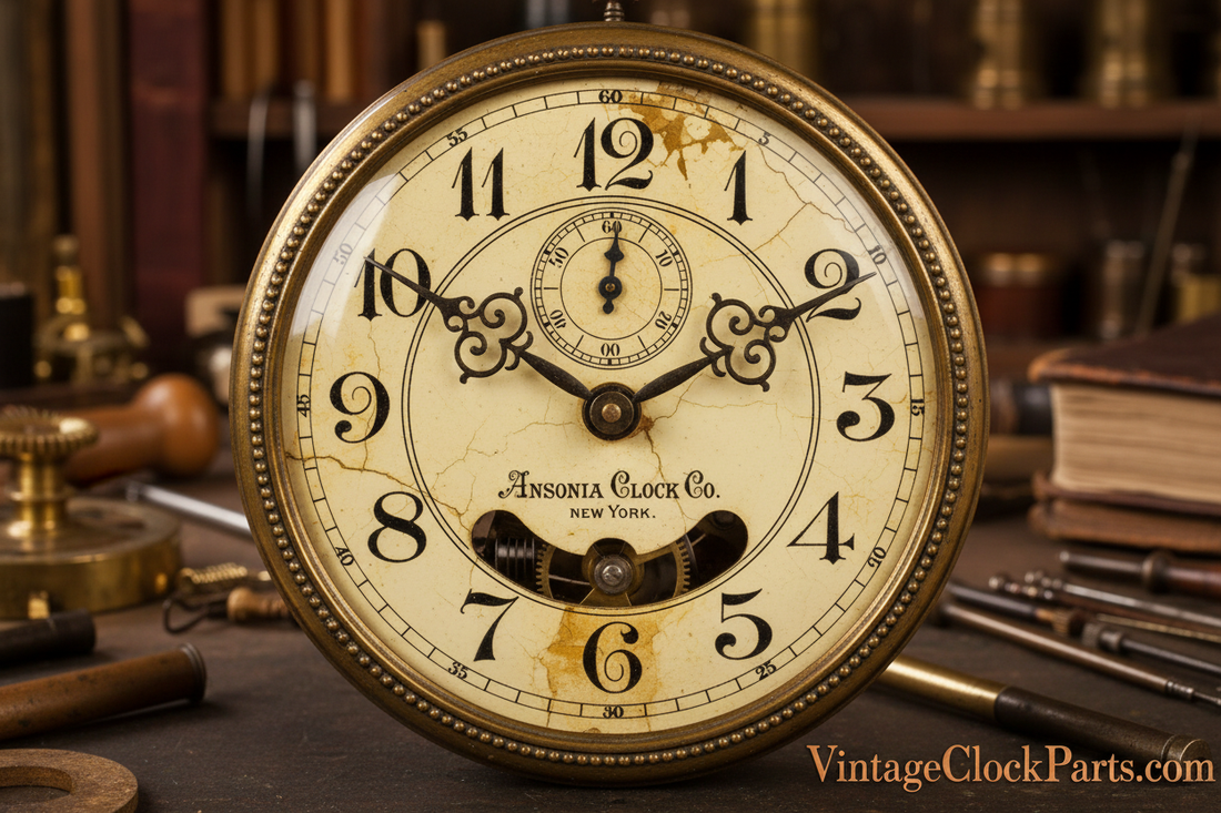 Refinishing Ansonia Iron Case Clocks at Home