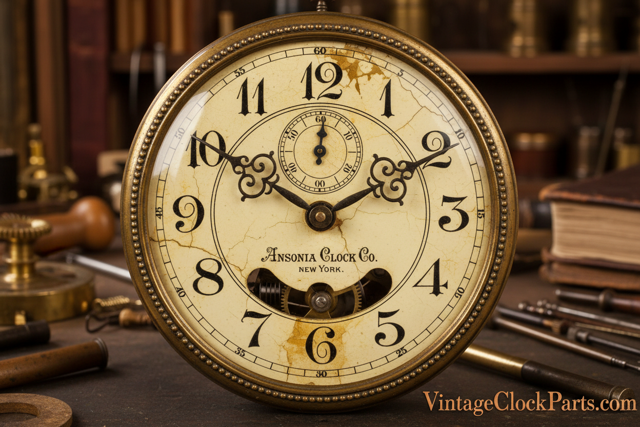 Refinishing Ansonia Iron Case Clocks at Home