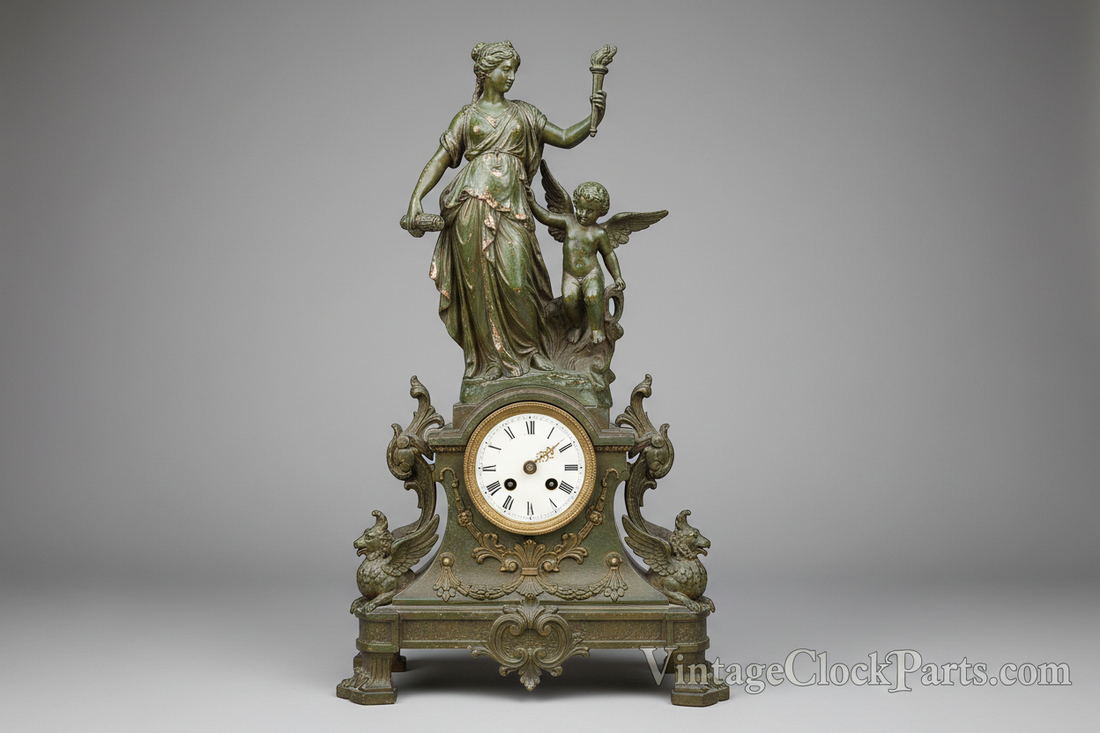 Removing Paint from Spelter Clock Statues