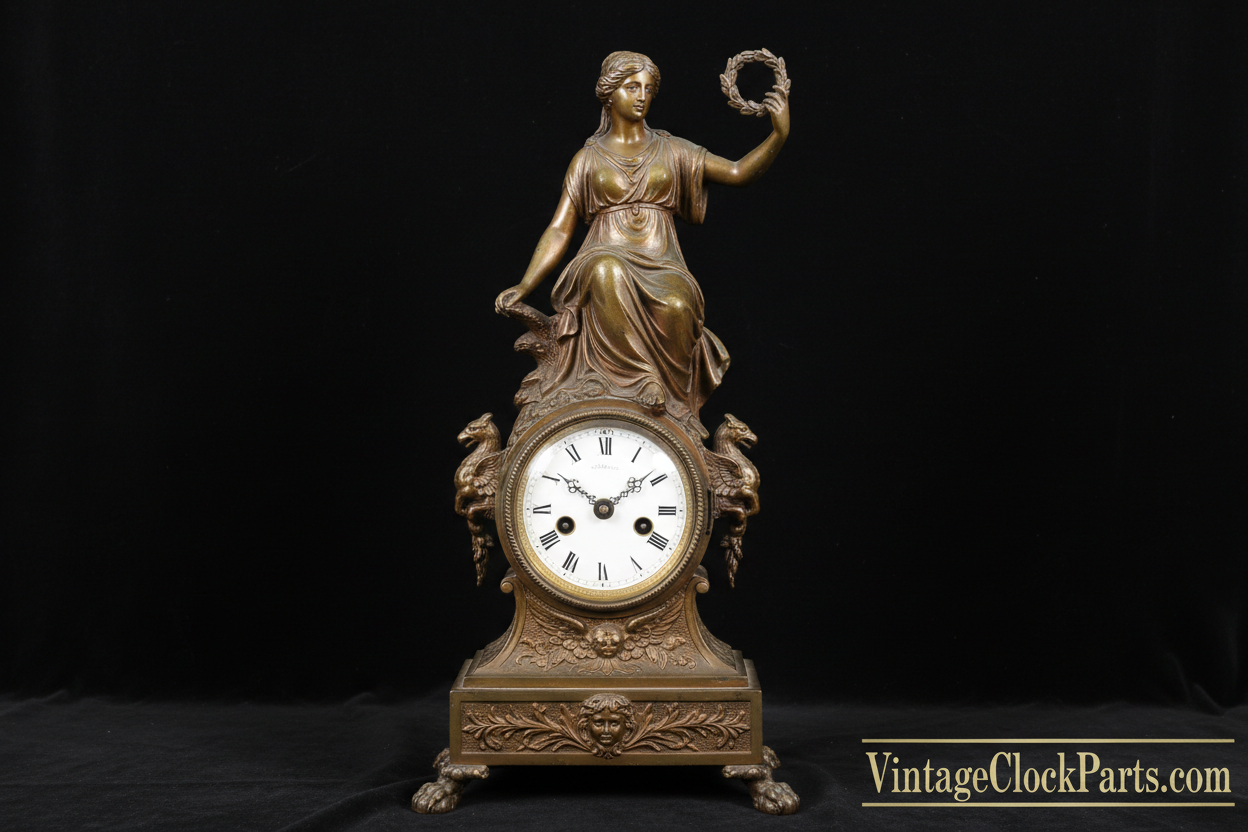 Cleaning Oxidation on Figural Statue Clocks: Safe Methods, Surface Prep, and Rub ’n Buff Application