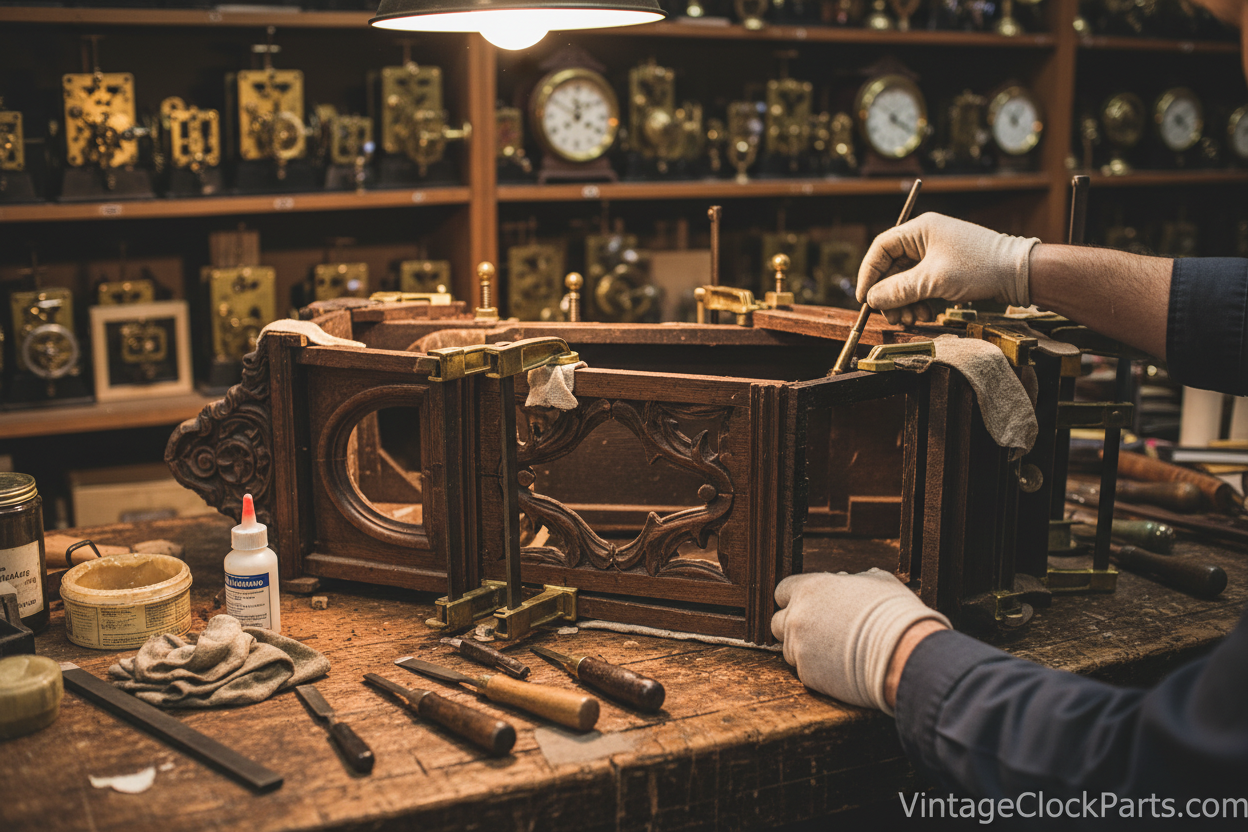 Tightening Loose Nail Joints in Clock Cases