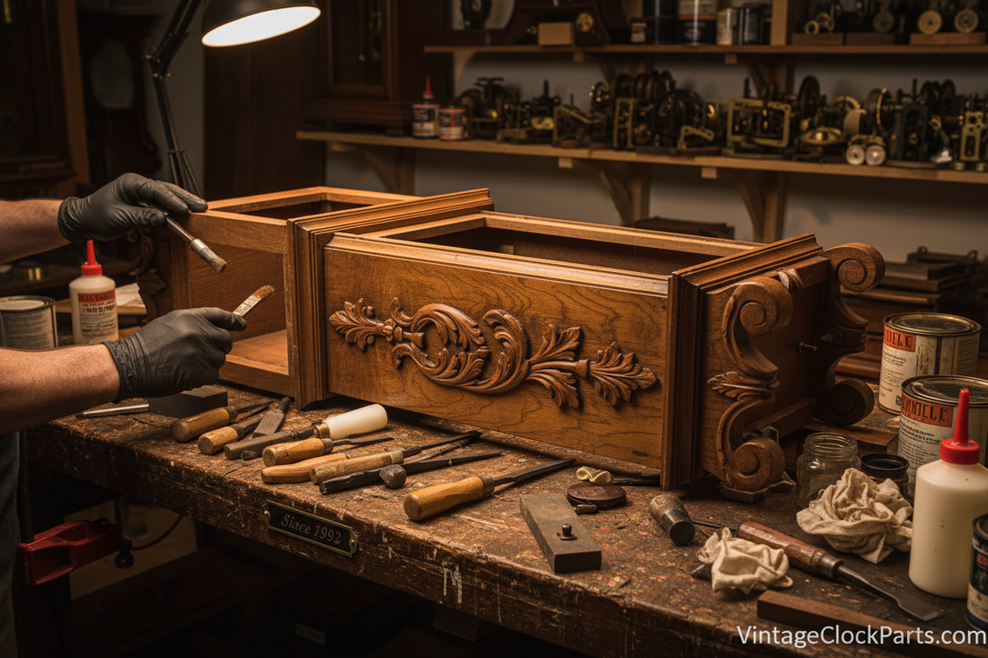 Water-Based Stripper Damage to Hardwood Clock Cases
