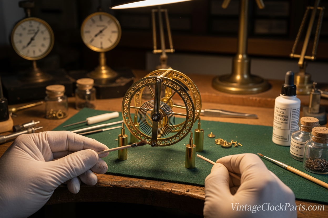 Cleaning a Hermle Clock Balance Unit
