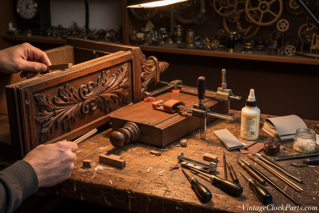 Refinishing Enameled Iron Mantel Clock Cases