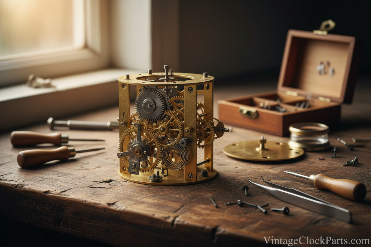 Mantel Clock Running Too Fast: Escapement, Pendulum, and Suspension Spring Diagnosis