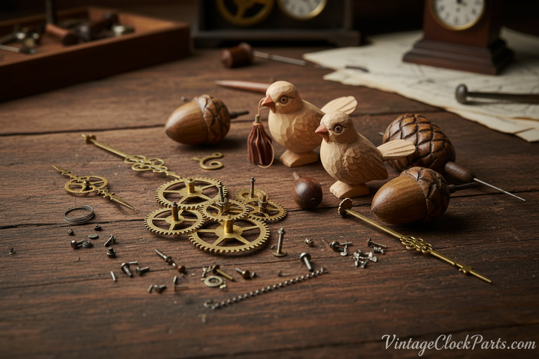 Fixing Chime‑Side Problems on a New 8‑Day Regula Cuckoo Clock Movement — Lift Wires, Bellows, and Cuckoo Bird Timing