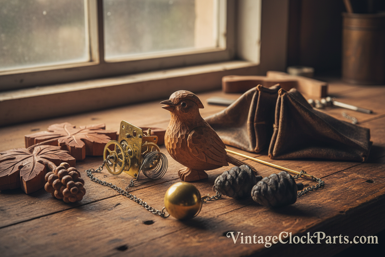 Cuckoo Clock Music Box Won't Stop Playing: Warning Wire and Stop Lever Repair