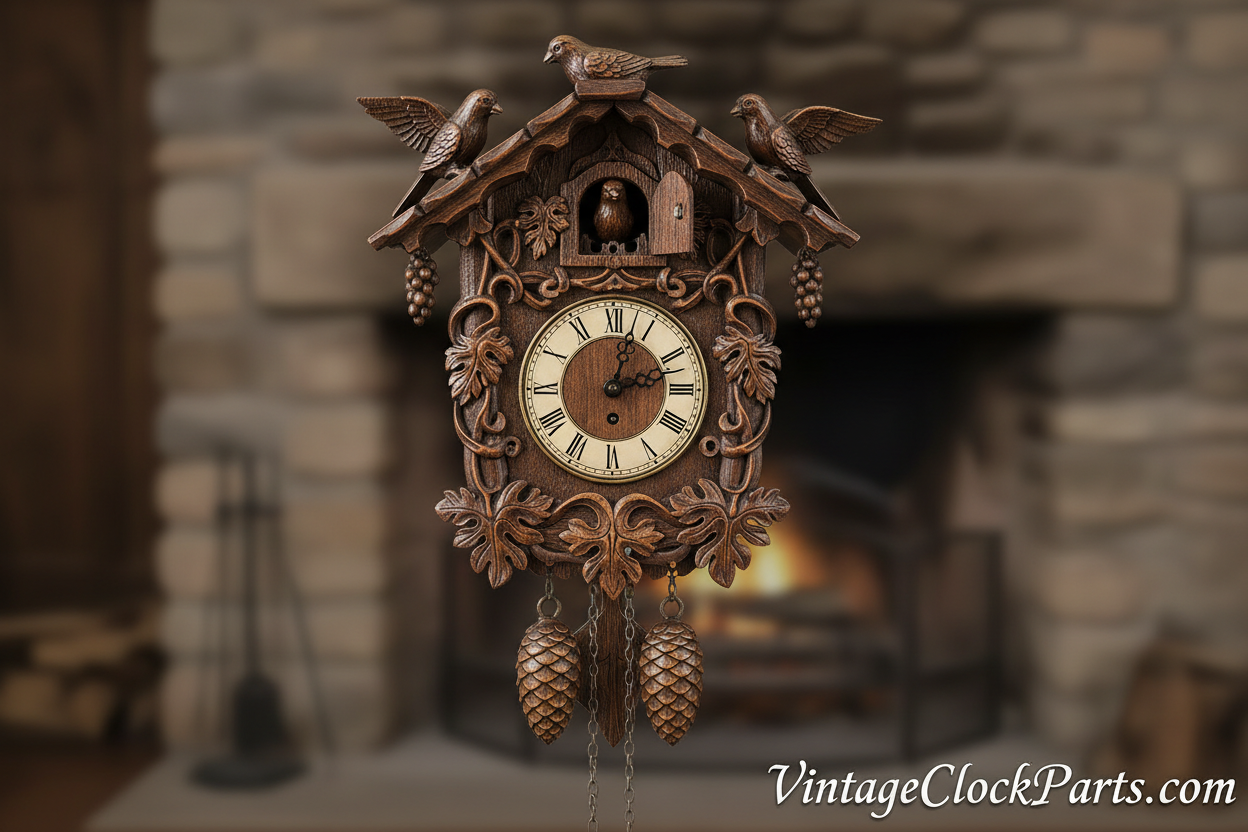 Cuckoo Clock Music Box Runs Continuously — Causes and Fixes (Stop Pin, Fan Lever, Release Arm)