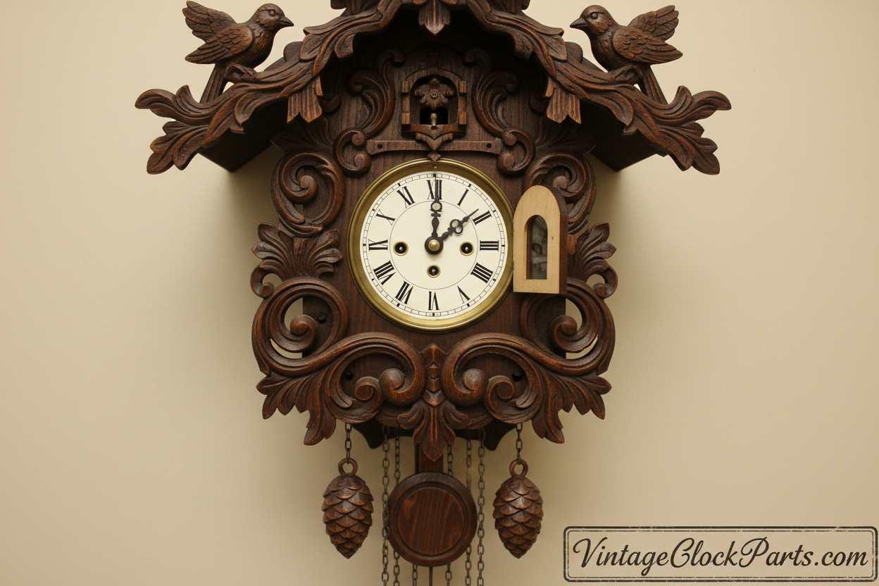 Repairing Broken Cuckoo Clock Leaves & Wood Trim | Glue Guide