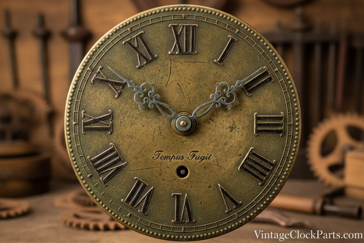 How to Create a Faux Celluloid Clock Column Using a Wood Replacement — Color Matching, Brush Technique, and Finishing