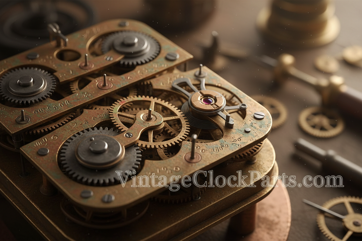 How to Let Down the Mainspring on an American 8-Day Clock Movement ...