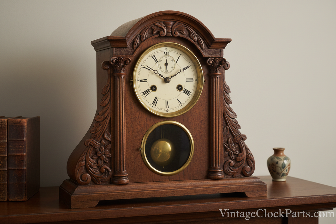 Restoring a 1920s Gilbert Mantel Bim‑Bam Clock — Movement Service, Strike Timing, and Case Preservation