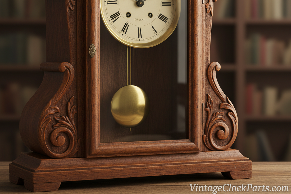 Repairing Cracks in a Wooden Clock Case Door