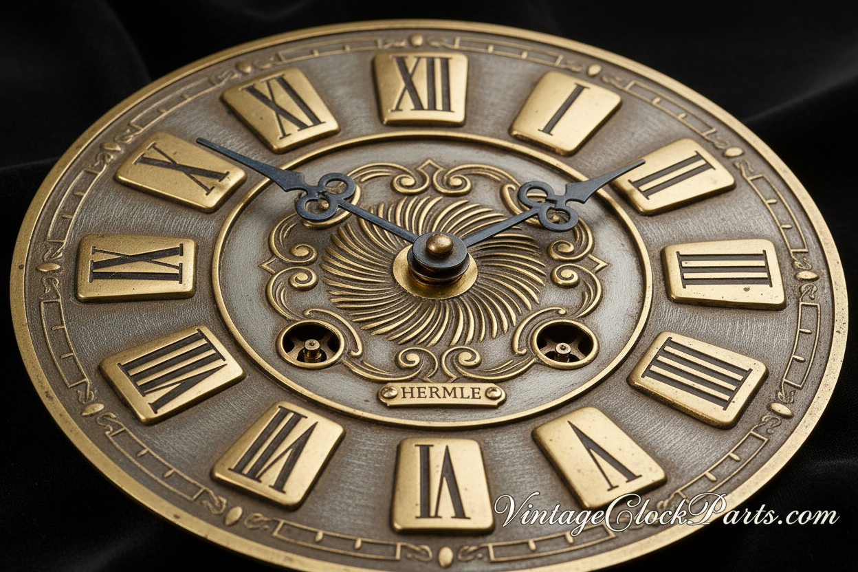 Attaching a Dial Plate on a Howard Miller Calendar/Time Clock — Thin Tape Options and Traditional Alternatives