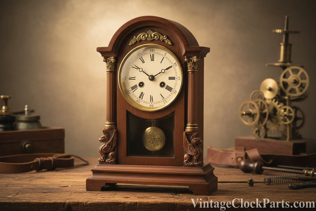 Restoring a Seth Thomas Adamantine Clock Case with Structural Damage and Veneer Failure