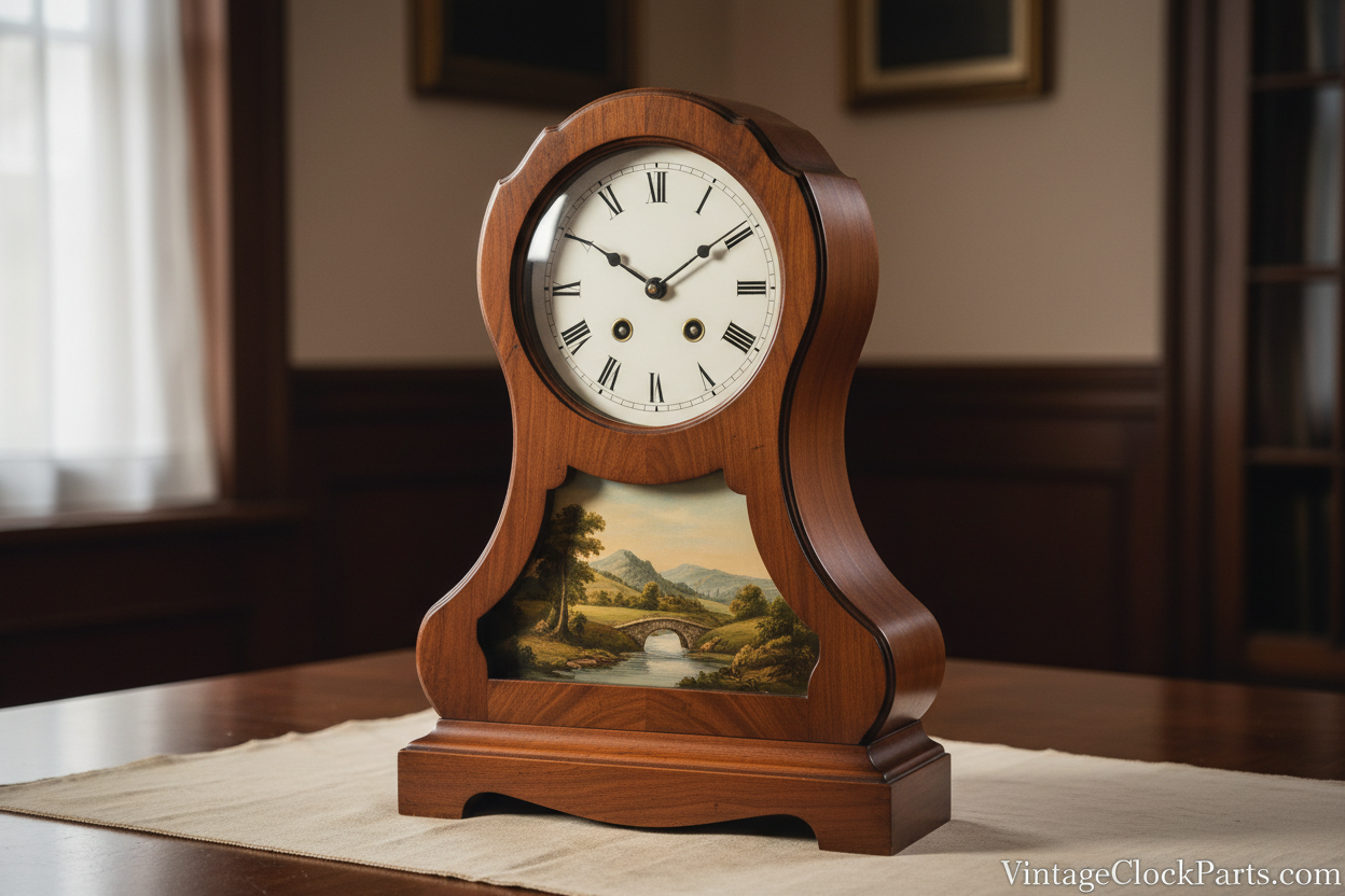 Restoring a Rare 1840s Ogee Clock Case: Veneer Repair, Shellac Finishing, and Dial Challenges