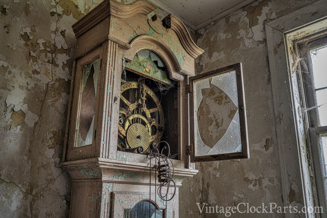 Repairing Worn or Missing Mainspring Hook on American 8-Day Clock Movement Arbor