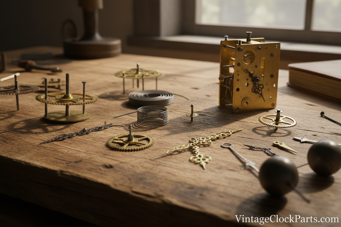 How to Reconnect the Calendar Movement in an Ithaca Calendar Clock