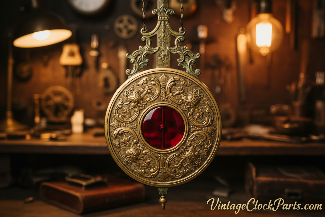 Cleaning and Restoring Clock Pendulums: Lacquer Removal, Polishing, Silver vs. Brass Identification, and Protective Finishes