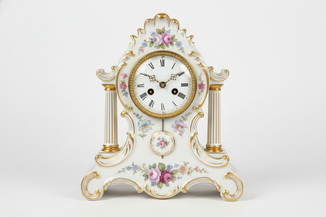 Removing Foreign Paint From an Ansonia Porcelain Clock Case — Safe Methods for Protecting the Original Glaze