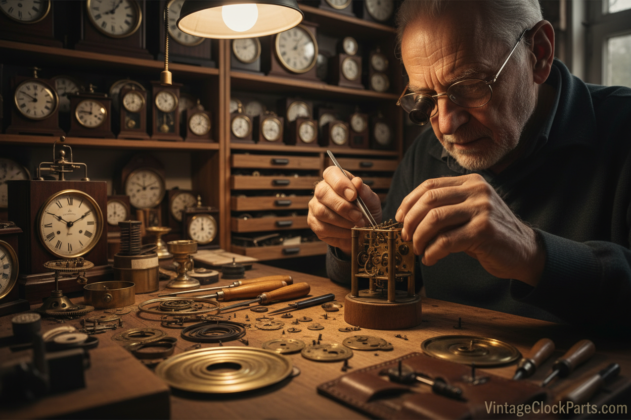 Cleaning Brass Clock Trim and Decorative Parts