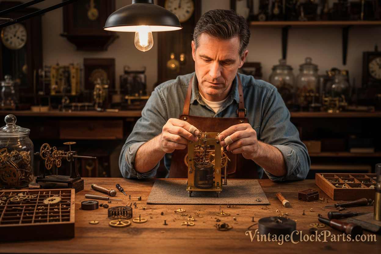 Installing and Removing E-Clips and C-Clips on Clock Movements: Tools, Sizing, and Technique