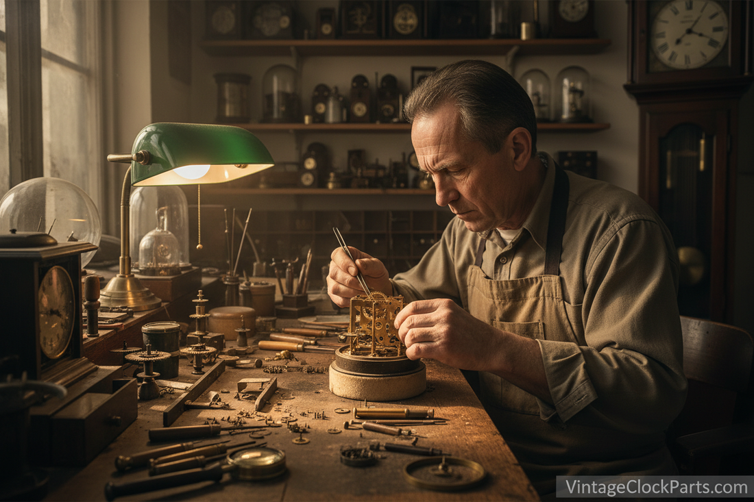 Staking And Bushing Clock Movements