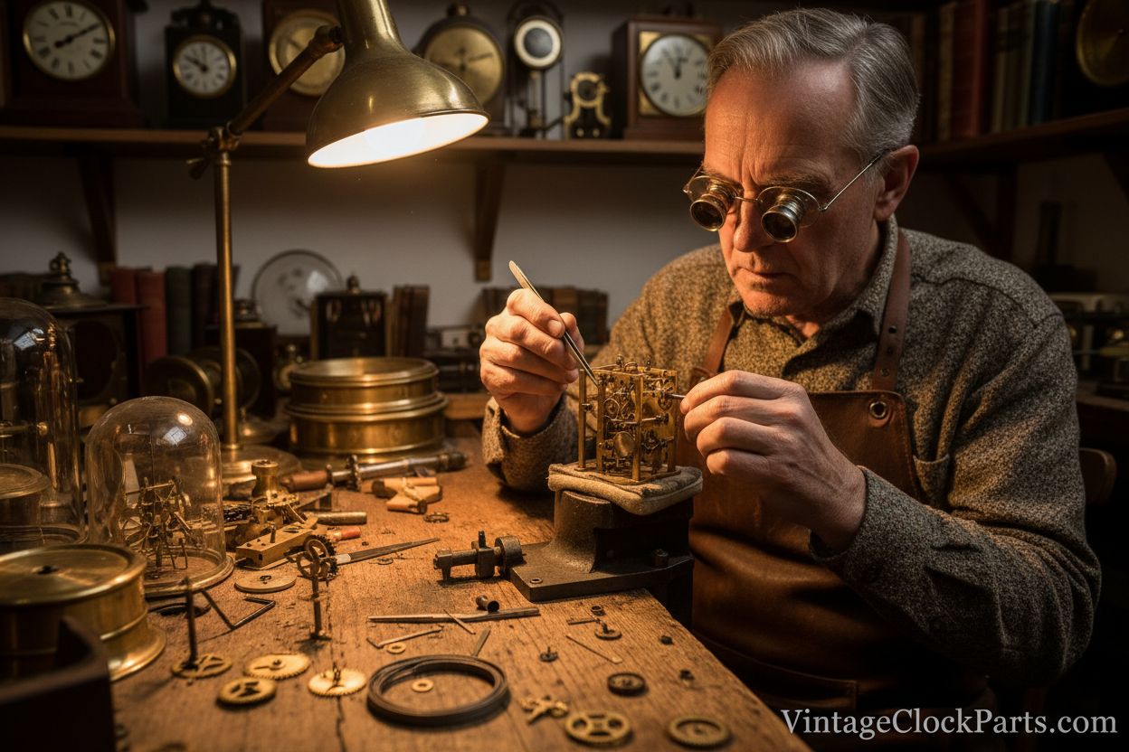 How to Polish Clock Pivots Without Abrasives Before Burnishing — Clean Steel, Smooth Rotation, and Proper Technique