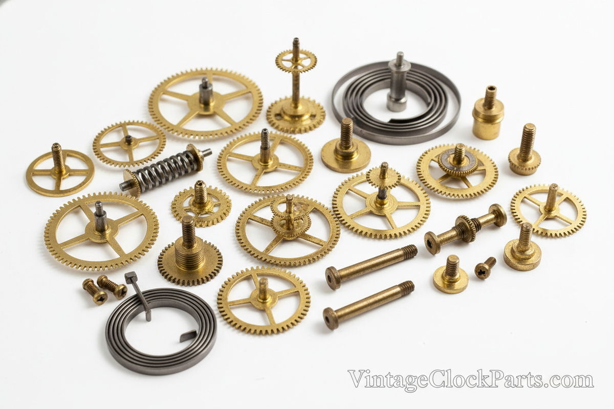 Traditional Clock Components Using Ammonia to Age New Brass Clock Reproduction Parts: Techniques and ...