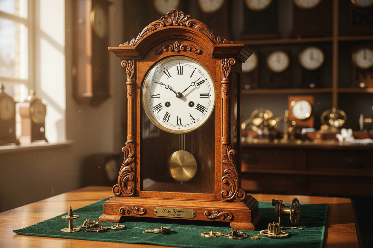 How to Safely Remove a Seth Thomas Tambour Movement With a Broken Mainspring