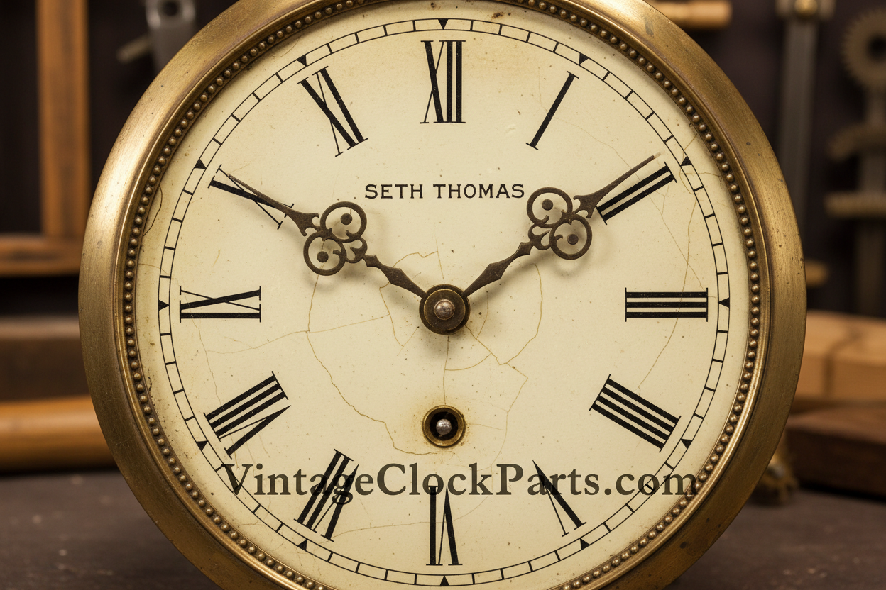 Repairing Porcelain and Enamel Clock Dials: Chips, Cracks, and Winding Hole Damage