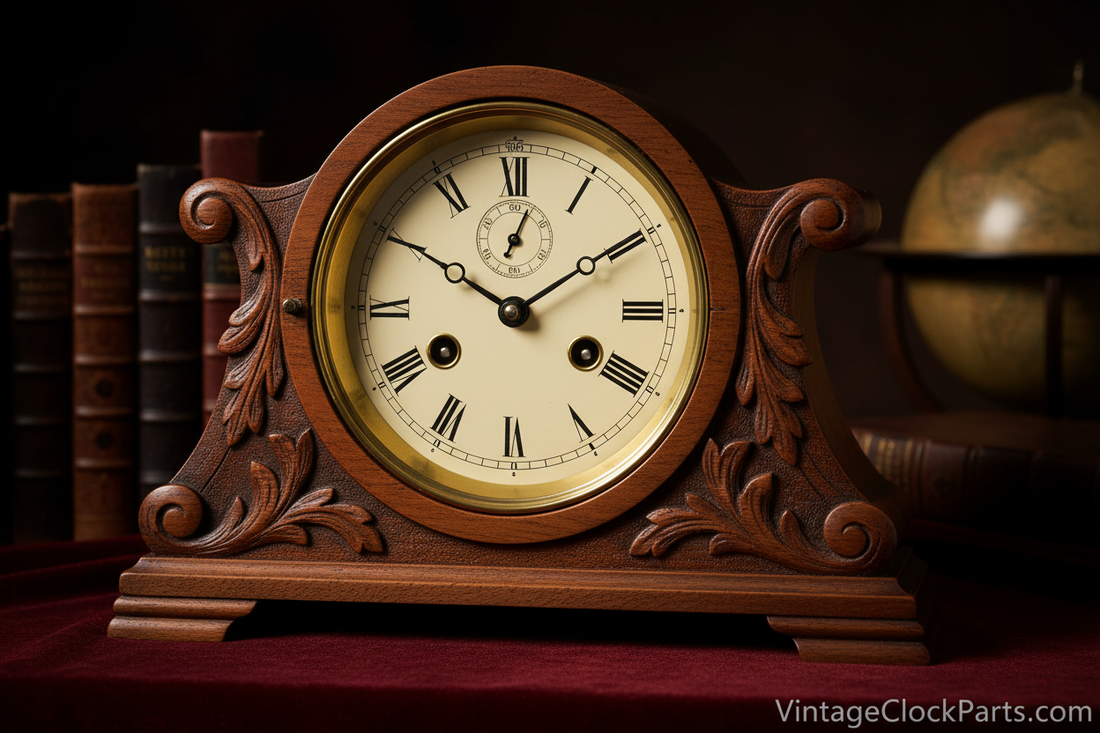 Repairing Broken Molding on a Seth Thomas Cottage Clock: Wood Replacement, Splicing, Hard Wax, and Burn‑In Techniques