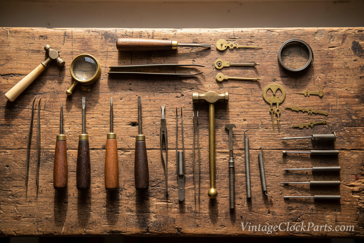Straightening a Bent Arbor in a Kieninger Grandfather Clock — Diagnosing Damage, Restoring True, and Preventing Future Bend