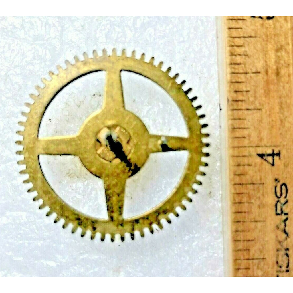 Old Kienzle Clock Movement Chime Side 4th Wheel (See Pics To ID Mvmt) (KD3160)