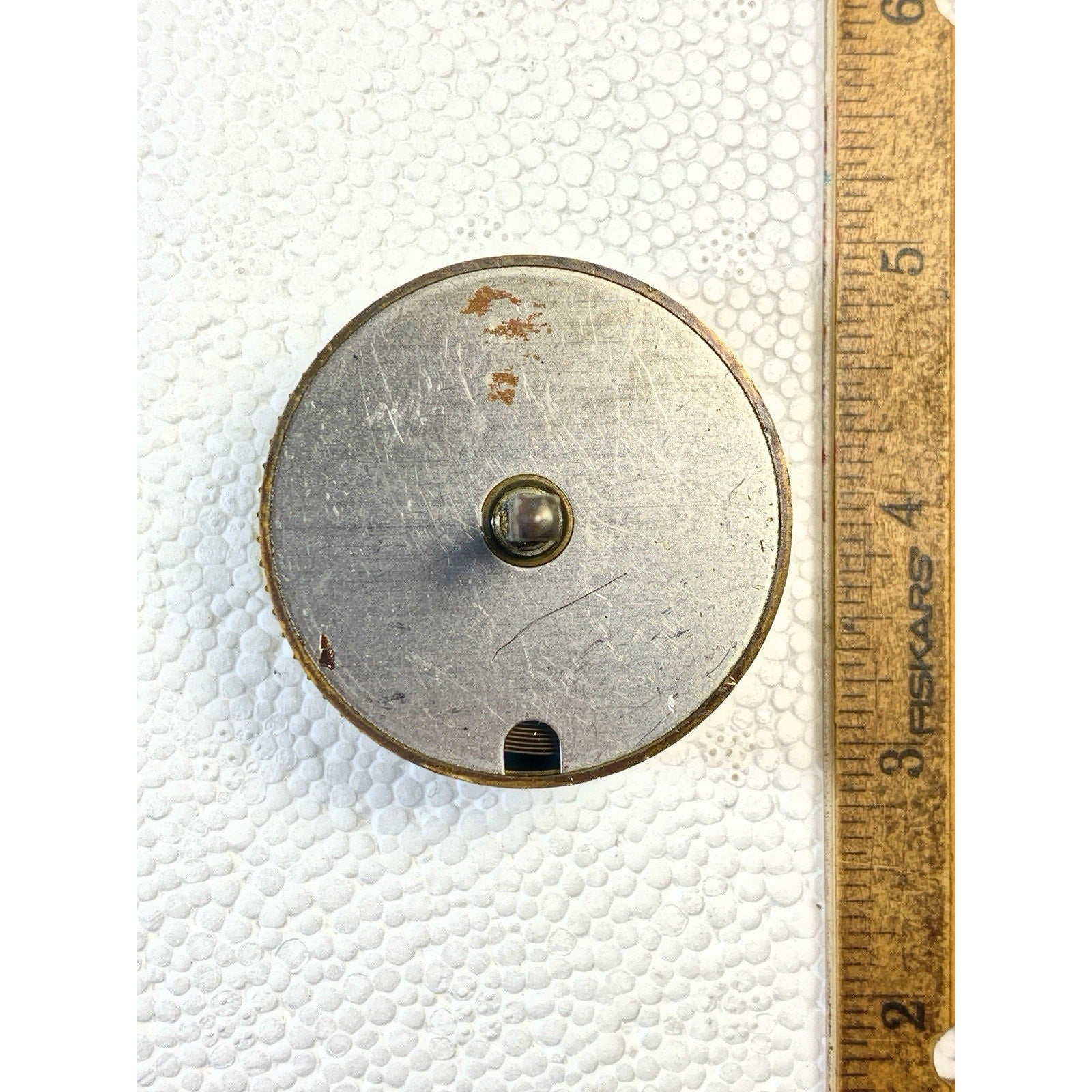 Enfield Clock Movement Time Side Main Wheel (See Pics To ID Mvmt) (KD2884)