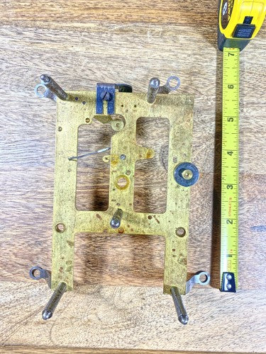 Ingraham (Stamped 11 20) Clock Movement Front Plate (Pivots Look Good)  (KD1127)