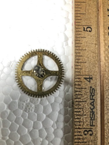 John Wanamaker Anniversary Clock Movement 4th Wheel (See Pics To ID) (K9027)