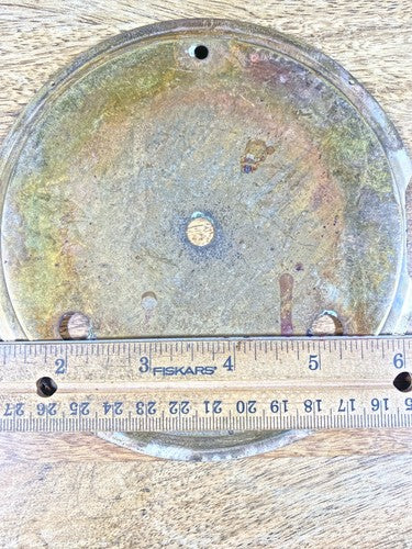 Ingraham 8 Day Clock Dial Pan Metal (KD018)