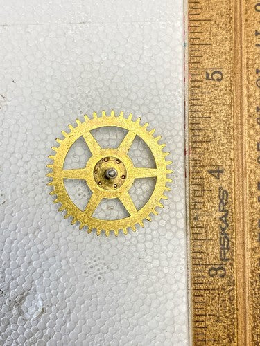 New Haven Clock Movement Time Side 4th Wheel (See Pics to ID Mvmt)      (KD2194)