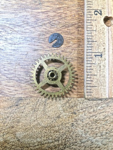 Kienzle Clock Movement Minute Wheel (See Pics To ID Mvmt)   (K9359)