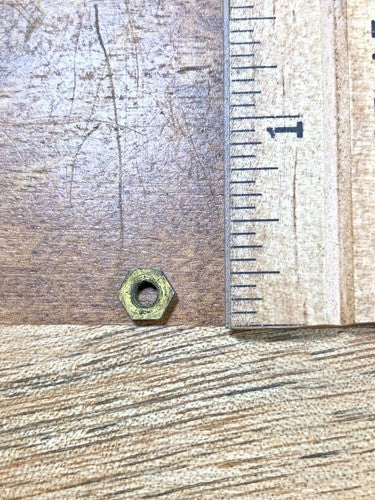 Ingraham (Stamped 4 26) Clock Movement Nut (See Pics To ID Mvmt) (K7914)