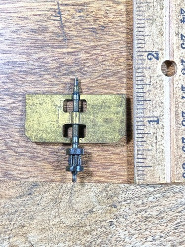 Gilbert Clock Movement (Stamped 24) Strike Side Fan  (See Pics To ID)    (K9593)