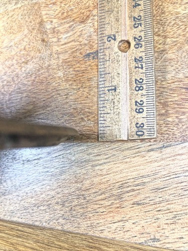 Vintage Metal Clock Dial Pan Trim Ring (4.93 Inch Dia, 3.39 Inner Dia)  (K9645)