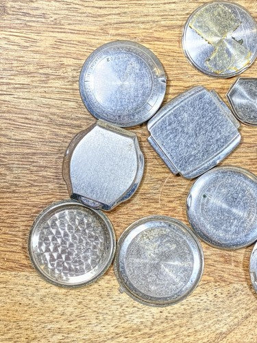 Assorted Lot Of Old Watch Case Parts (Lot Of 10) (KD1774)