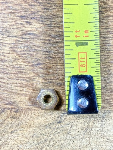 New Haven Clock Movement Plate Nut  (See Pics to ID Mvmt)  (KD1210)