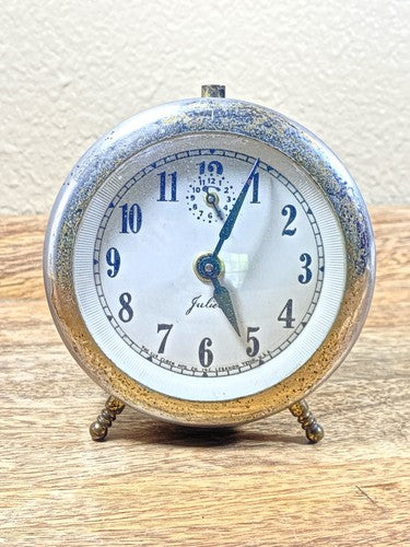 Lux Juliet Model Alarm Clock For Parts Or Repair Springs Are Good (K9964B)
