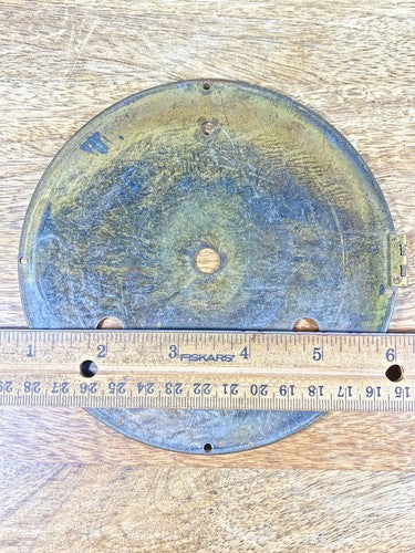 Waterbury Clock Movement Dial Pan   (K9982)