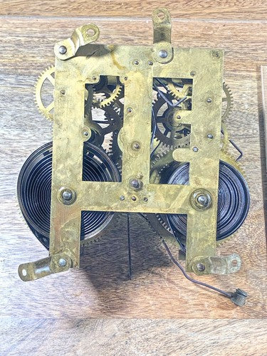 Old Baden Clock Movement Hands Post (See Pics To ID Mvmt) (K8827)