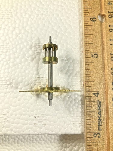 Old Sessions Clock Movement Time Side 3rd Wheel (See Pics To ID Mvmt)   (K8290)