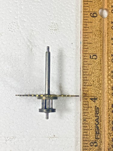 Old Sessions Clock Movement Time Side 4th Wheel (See Pics To ID Mvmt) (KD1638)